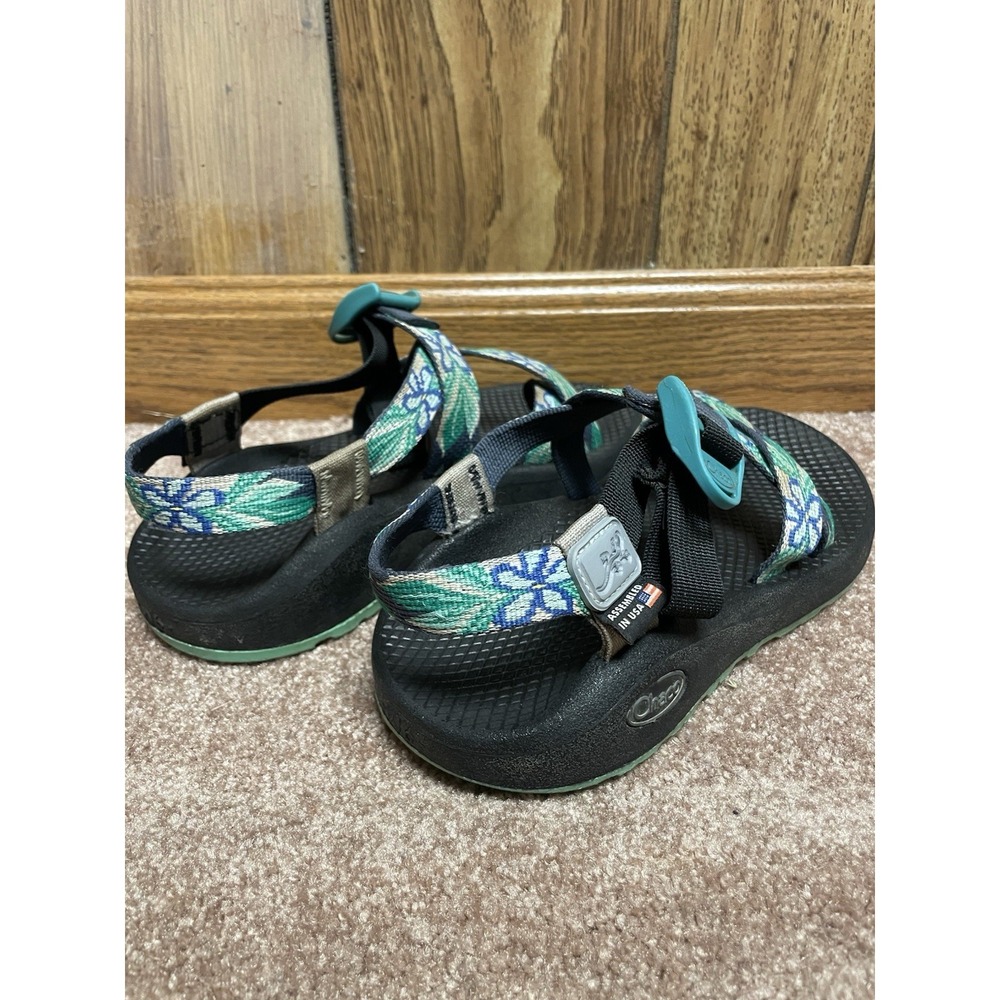 Chaco Womens Shoes Hiking Sandals Size 6 Classic Teal Blue - Picture 2 of 12